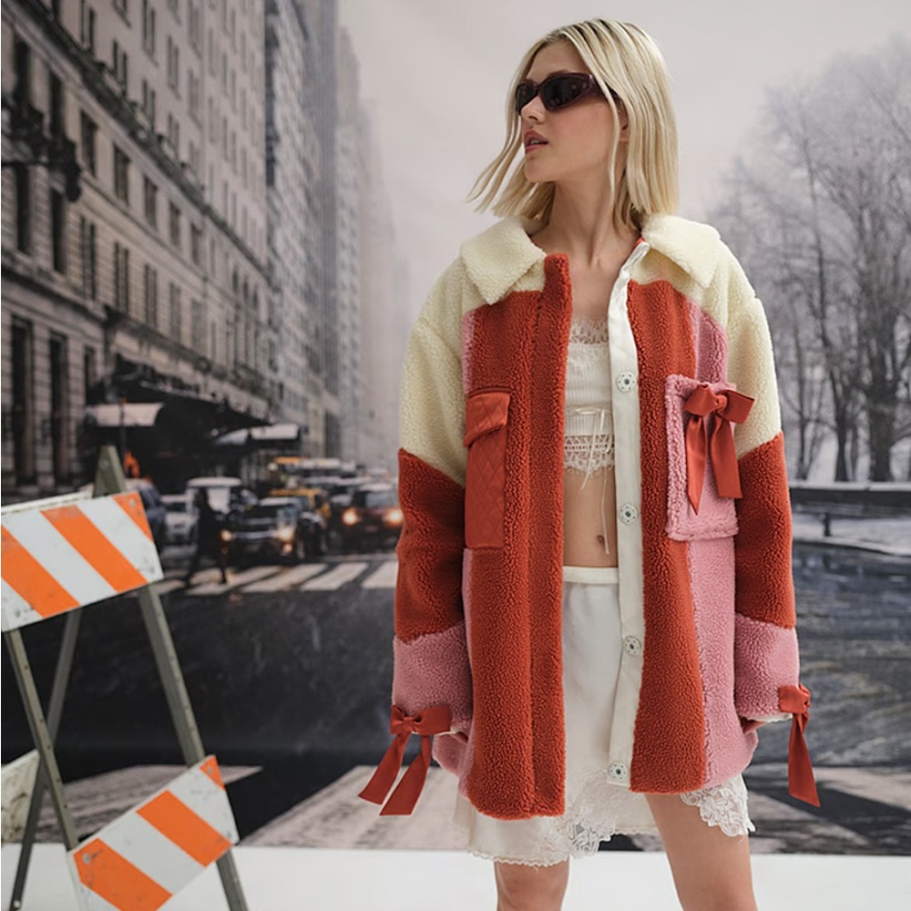 For Love & Lemons Rumi Sherpa Jacket